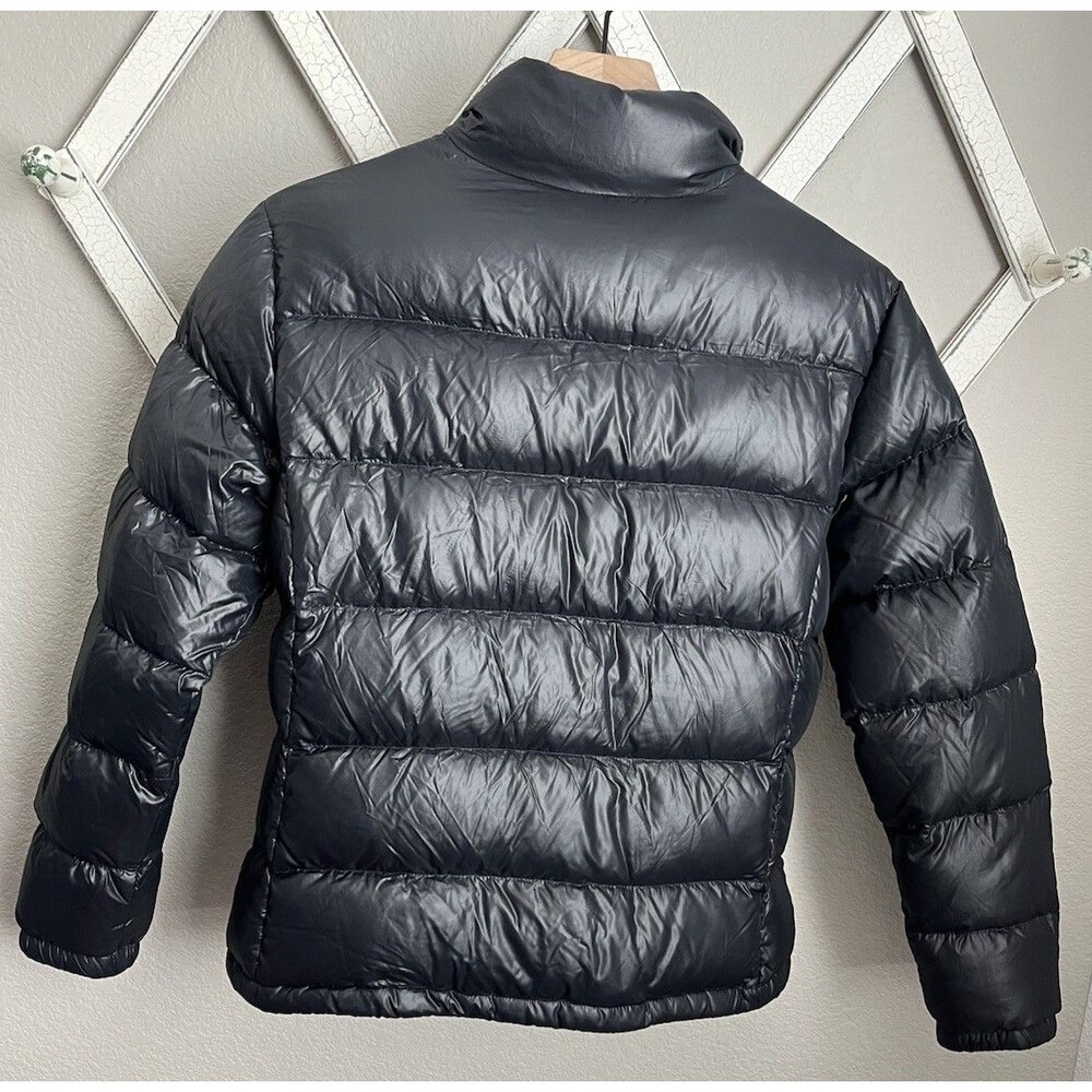 Lands' End Women's M 10/12 Down Puffer Jacket - Black - Picture 5 of 7